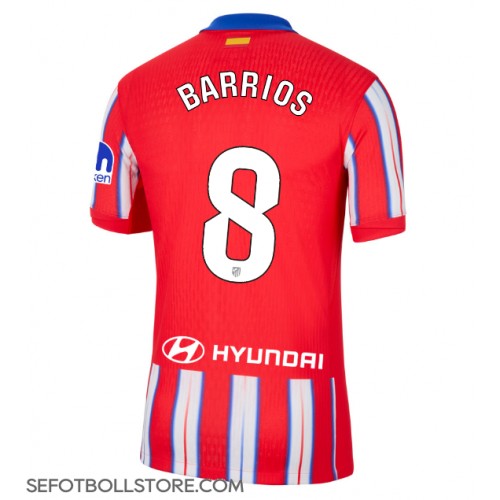 Atletico Madrid Pablo Barrios #8 Replika Hemmatröja 2024-25 Kortärmad